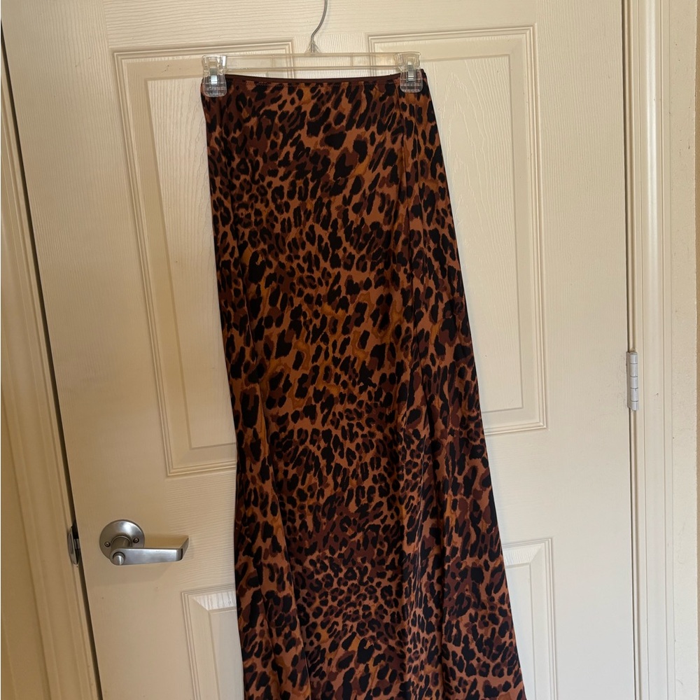 Target Leopard Print Maxi Skirt